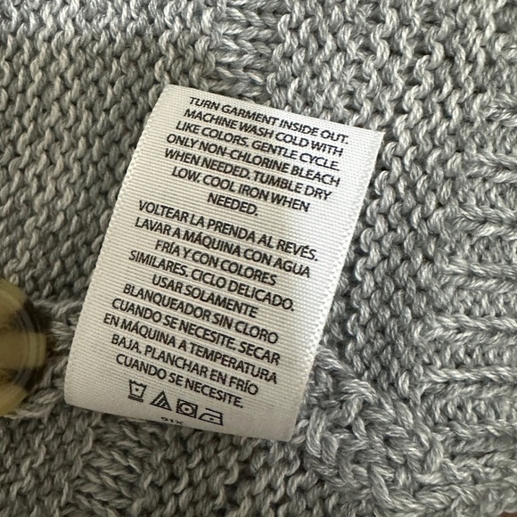 145 Time and Tru | NWT Gray Knit Women's Cardigan (size XL) - Picture 8 of 11